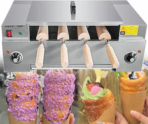 Elektrischer Kaminkochen-Rollofenmacher, Kommerzielle Eis-Kegel-Backmaschine Mit Digitaler Anzeige Für Professionelle Küchennutzung von YGHBFRSZ