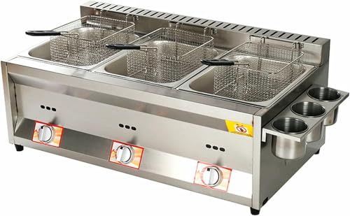 Gas Mit Deckel Kommerzieller Edelstahl Frittierfutter Frittyer Eignet Sich Für Restaurantküchenfamilien In Restaurants Gas Mit Deckel Kommerzieller Edelstahl Frittierfutter Frittyer Eignet Sich Für Restaurantküchenfamilien In Restaurants von YGHBFRSZ