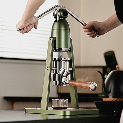 YGHBFRSZ Manuelle Hebel Espressomaschine Mit Druckmessgerät, Tragbare Hand-Presse Kaffeemaschine Für Zuhause Und Außenbereich von YGHBFRSZ