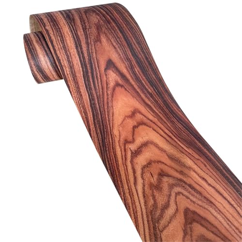 1 Rolle Roose Holzfurnier Haut Renovierung Dekorative Möbel Gitarre DIY Tisch Schrank Holzfurnier(2pcs) von YGLEEULI