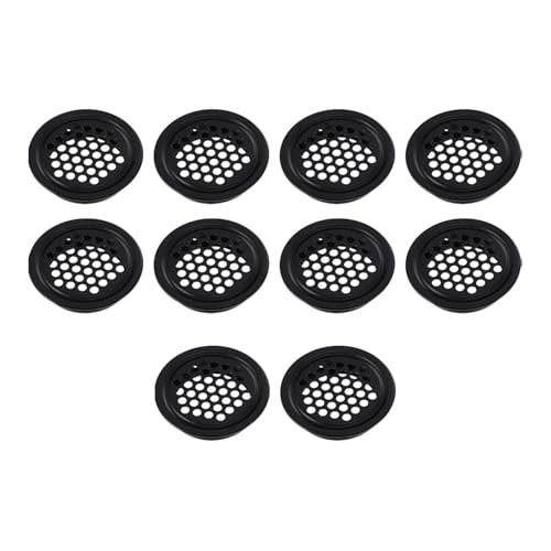 10 Pcs Vents Soffit Abdeckung Jalousie Runde Edelstahl Luft Loch Kleiderschrank Mesh Wärme Emission Belüftung Gerät für Luftauslässe von YGLEEULI