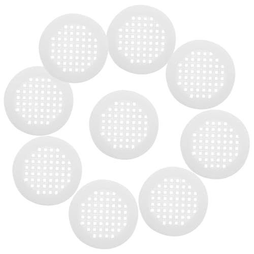 20 Pcs Schrank Vent Belüftung Mesh Dekorative Abdeckungen Runde Soffit Vents Ersatz Tür Kunststoff unter Luft für Luftauslässe(4.5x4.5cm) von YGLEEULI