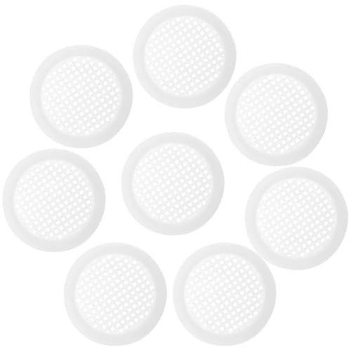20 Pcs Schrank Vent Belüftung Mesh Soffit Vents for Häuser Auspuff Kunststoff Küche Zubehör Tür Abdeckung Luft für Luftauslässe(6.7x6.7cm) von YGLEEULI