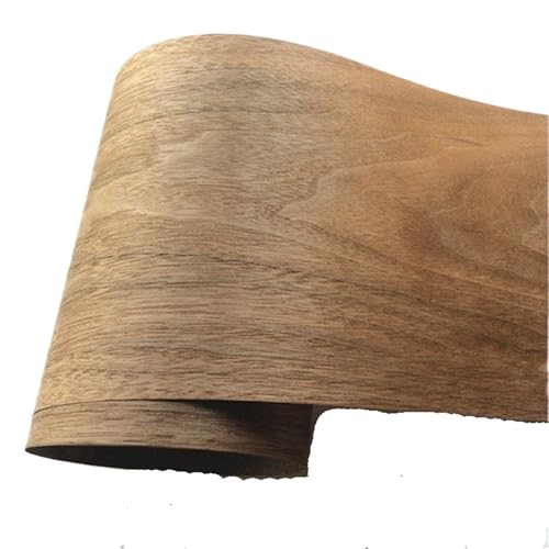 22 * 270cm 1 rolle Schwarz Nussbaum Furnier Dünne Handgemachte DIY Massivholz Dekorative Panel Haut Lautsprecher Reparatur(1roll) von YGLEEULI