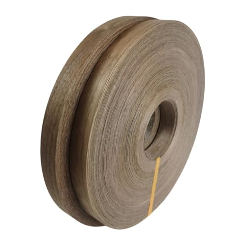 25 m/Rolle Walnuss-Kantenband, flexibles Echtholz-Furnierkantenband, Walnussholz-Furnierstreifen for Sperrholz, Möbel(2.5cmx25m) von YGLEEULI