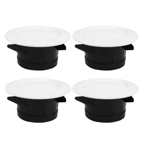 4 stück ABS Einstellbare Air Vent Runde Soffit Auspuff Vent Weiß Inline Rohr Fan Outlet Vent 4 Zoll für Luftauslässe 4 stück ABS Einstellbare Air Vent Runde Soffit Auspuff Vent Weiß Inline Rohr Fan Outlet Vent 4 Zoll für Luftauslässe von YGLEEULI