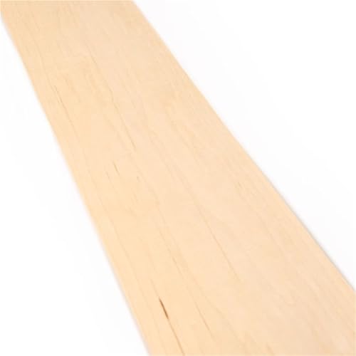 Gefärbtes Ahorn-Massivholzfurnier, dekorative DIY-Holzfurnierrollen (ohne Vliesstoff), L: 2,5 Meter, B: 18 cm, T: 0,4 mm(Wood color) von YGLEEULI