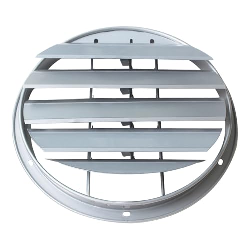 Runde Laibungsentlüftungsabdeckungen Luftauslassabdeckung Runder Entlüftungsgrill Abluftventilator Beweglicher Verschluss für Luftauslässe(10inch) von YGLEEULI