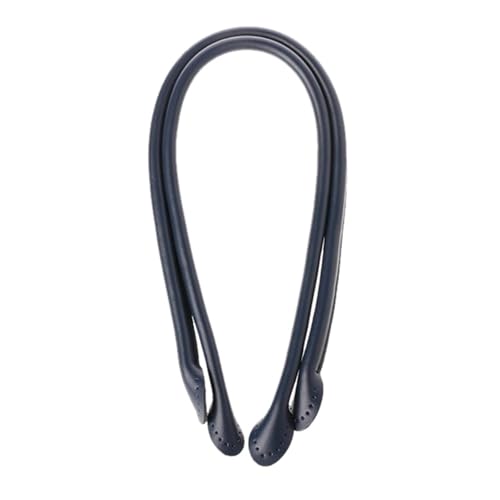 YGLEEULI 2 Stück Taschenriemen aus Spaltleder, Handtaschengriff, Seil, Taschen, Ersatz for DIY-Handzubehör, rund, 60 cm für Tasche(60cm Blue) von YGLEEULI