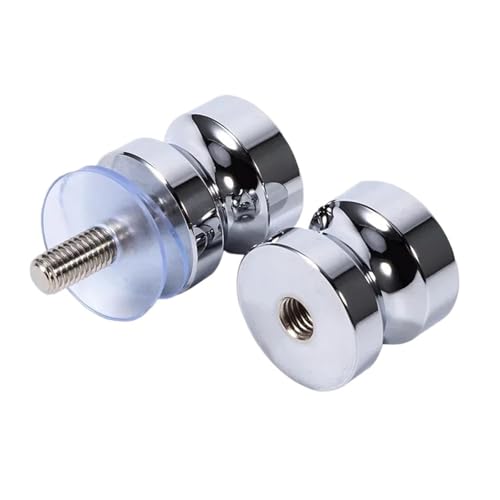 YGLEEULI Duschknopf, Türgriff aus Aluminiumlegierung, 1,1 Zoll Durchmesser, Einzelglastürknopf, Badezimmer-Duschkabinett-Griffschraube für Duschkabine YGLEEULI Duschknopf, Türgriff aus Aluminiumlegierung, 1,1 Zoll Durchmesser, Einzelglastürknopf, Badezimmer-Duschkabinett-Griffschraube für Duschkabine von YGLEEULI