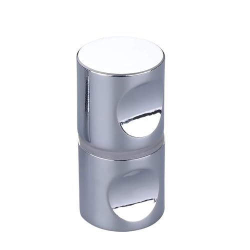 YGLEEULI Duschtürgriffe, Türgriff, Glasknopf, passend for 10–80 mm dicke Abzieher, Drücken, Badezimmer, Duschkabinett, Schublade, Silber gebürstet für Duschkabine(Silver 30mm Screw) von YGLEEULI