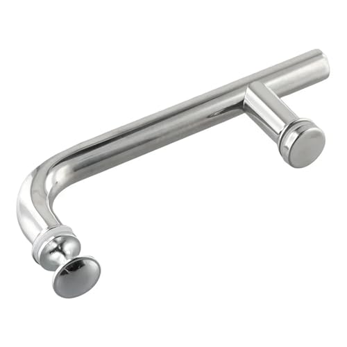 YGLEEULI Edelstahl-Duschgriff, Einzelgriff, Badezimmer-Glastürgriff, Schiebetürgriff, Haushalts-Hardware für Duschkabine von YGLEEULI