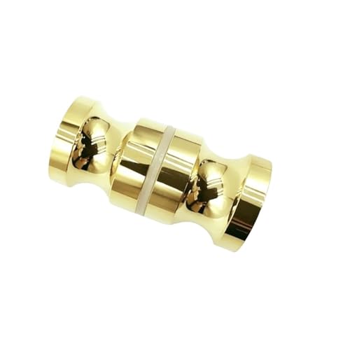 YGLEEULI Einloch-Glastürgriff aus Edelstahl und Aluminiumlegierung for Weinschränke, Badezimmer, Duschkabinen, Heim-Hardware für Duschkabine(Gold) von YGLEEULI