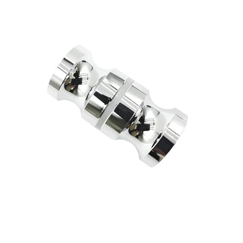 YGLEEULI Einloch-Glastürgriff aus Edelstahl und Aluminiumlegierung for Weinschränke, Badezimmer, Duschkabinen, Heim-Hardware für Duschkabine(Silver-B) von YGLEEULI