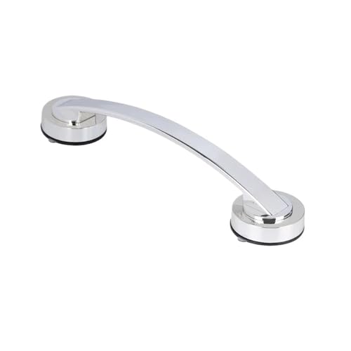 YGLEEULI Innentür Saugnapf Türgriff Kühlschrank Kleiderschrank Schublade Badezimmer Sicherheit Haltegriff Glas Schiebetür Ohne Stanzen für Duschkabine(Sliver-XL) von YGLEEULI