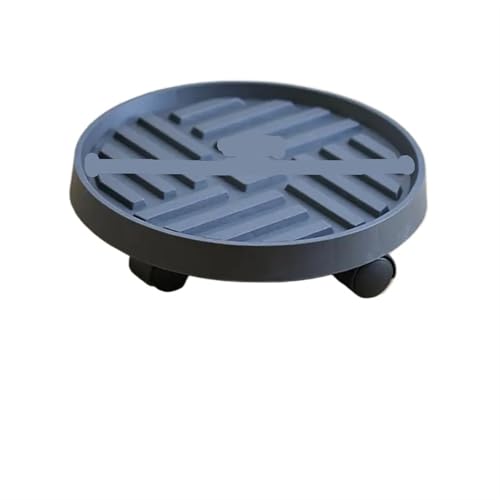 YGLEEULI Pflanzregal Mit Rollen Blumentopfständer Tabletts mit Rädern Multifunktionale Blumenteller-Basis Topftablett Bewegliche runde quadratische Pflanzentabletts(Style K) von YGLEEULI