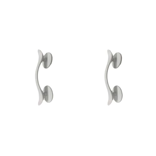 YGLEEULI Saugnapf-Türgriff, Schiebefenster, Kühlschranktür, Schubladenschrank, Sicherheitsgriffe for Bad, Dusche, Glastür, rutschfeste Griffe für Duschkabine(2PCS white) von YGLEEULI
