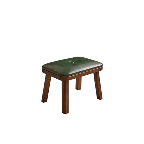 YGLONG Fußhocker Massivholz Kleiner Hocker Haushalt kleine Bank Wohnzimmer Couchtisch Holzhocker Sofa Fußhocker rund weiche Tasche kurz(E) von YGLONG