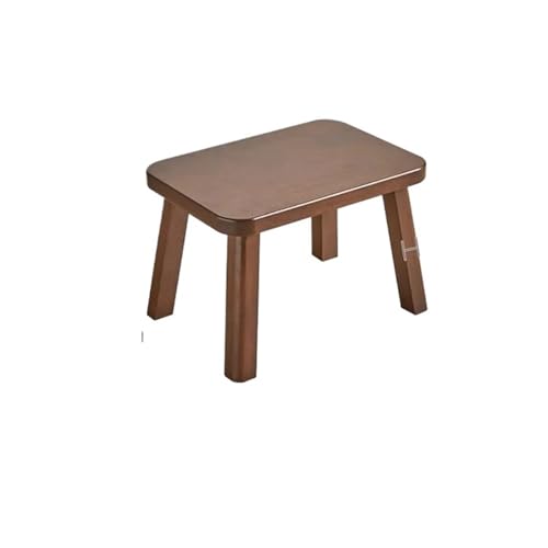 YGLONG Fußhocker Massivholz Kleiner Hocker Haushalt kleine Bank Wohnzimmer Couchtisch Holzhocker Sofa Fußhocker rund weiche Tasche kurz(G) von YGLONG