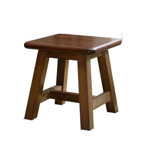 YGLONG Fußhocker Massivholz Kleiner Hocker Haushalt kleine Bank Wohnzimmer Couchtisch Holzhocker Sofa Fußhocker rund weiche Tasche kurz(J) von YGLONG