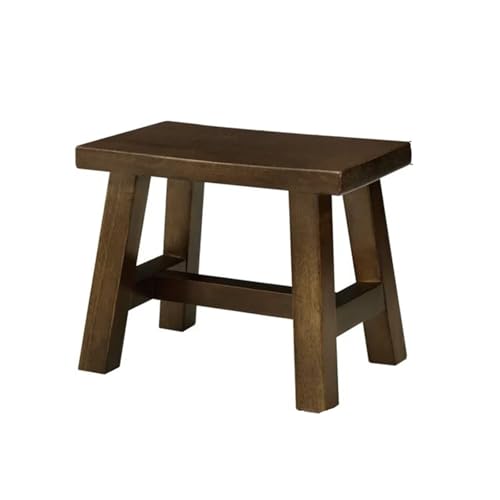 YGLONG Fußhocker Massivholz Kleiner Hocker Haushalt kleine Bank Wohnzimmer Couchtisch Holzhocker Sofa Fußhocker rund weiche Tasche kurz(M) von YGLONG