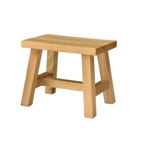 YGLONG Fußhocker Massivholz Kleiner Hocker Haushalt kleine Bank Wohnzimmer Couchtisch Holzhocker Sofa Fußhocker rund weiche Tasche kurz(N) von YGLONG