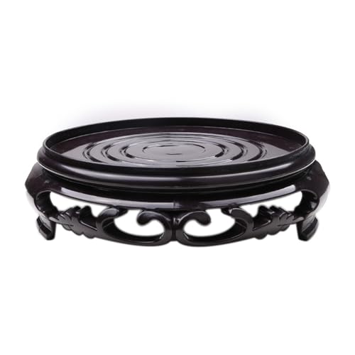YGLONG Pflanzen Untersetzer 1pc Pflanzer Basis Garten Blumentopf Halter Schwarz Indoor Outdoor Zubehör Kunststoff Pflanzung Fall Tablett(20.8 x 20.8 x 5.3cm) von YGLONG