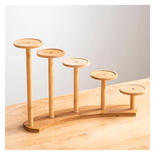 YGLONG Pflanzen Untersetzer Desktop-Regal, Büro-Schreibtisch, mehrschichtige Aufbewahrung, kleine Ornamente, Präsentation, Organisation, Blumenständer(A-L) von YGLONG