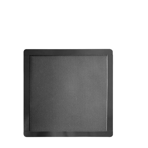 YGLONG Staubfilter Pc Magnetischer Rahmen-Staubfilter, staubdichte Netzabdeckung, Netzschutz mit Loch for PC-Computergehäuse, Lüfter, Netzteil(12X12cm) von YGLONG