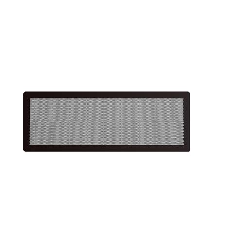 YGLONG Staubfilter Pc Schwarzer PC-Chassis-Kühlstaubfilter, magnetischer PVC-Netzschutz, Computergehäuse-Lüfterabdeckung, Antistaub-Netz(Black 31x18cm) von YGLONG
