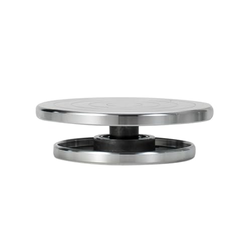 YGLONG Töpferscheibe 15 cm-30 cm doppelseitige Verwendung Aluminium-Plattenspieler for Keramik-Ton-Skulptur-Plattform Töpferscheibe Faule Drehwerkzeuge(20cm) von YGLONG