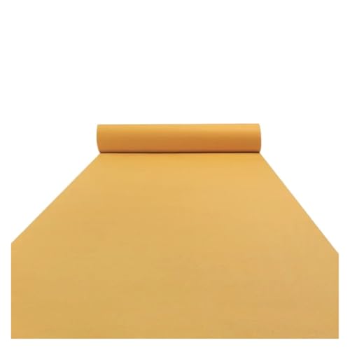 YGMNQAL 1,5 m Breite Hochzeit Teppich Tiefe Orange Gelb Bühne Ausstellung Event Feier Hintergrund Wand Dekor(Light orange,1.5mX100m) von YGMNQAL