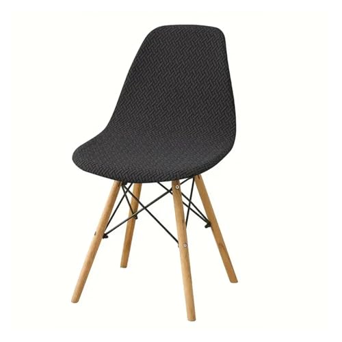 YGMNQAL 1Pc Stuhl Abdeckung Stretch Esszimmer Hussen Einfarbig Elastische Sitz Fall Hochzeit Hotel Bankett(Grey) von YGMNQAL