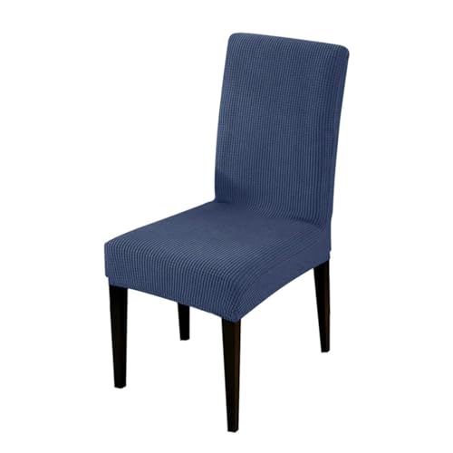 YGMNQAL Elastischer Stuhlbezug in Universalgröße, for große Haussitze, Wohnzimmerstühle, Bezüge for das Esszimmer zu Hause(4776-Dark Blue) von YGMNQAL