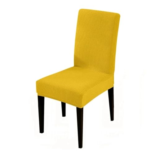 YGMNQAL Elastischer Stuhlbezug in Universalgröße, for große Haussitze, Wohnzimmerstühle, Bezüge for das Esszimmer zu Hause(4776-Yellow) von YGMNQAL