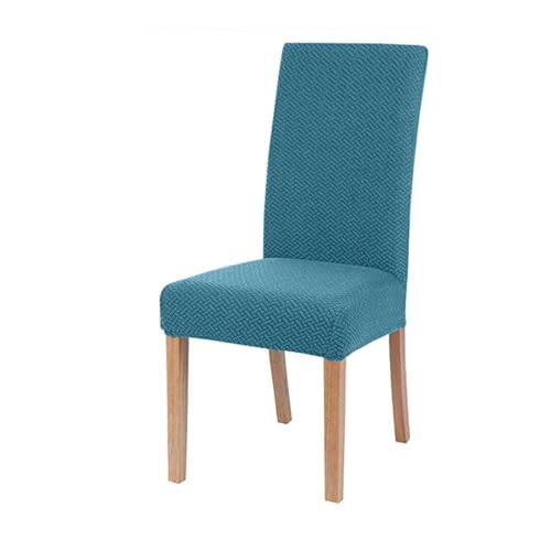YGMNQAL Elastischer Stuhlbezug in Universalgröße, for große Haussitze, Wohnzimmerstühle, Bezüge for das Esszimmer zu Hause(Spandex-Lake Blue) von YGMNQAL
