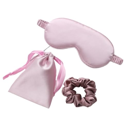 YGMNQAL Schlafmaske Seide Schlafmaske Seide Augen Nachtmaske Schlafpflaster Augenabdeckung Sortieren Patches for Frauen Augenbinde Gesundheit Atmung Entspannen Nickerchen Verband(Purple 3Pcs) von YGMNQAL