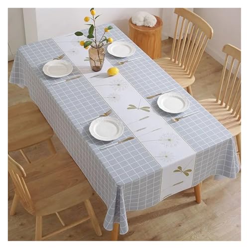 YGMNQAL Tischdecke wasserdicht Moderne, prägnante Mustermuster, wasserfest, rechteckig, Polyester-Tischdecke, Heimdekoration(ZBQ8469 (8),140-240cm) von YGMNQAL