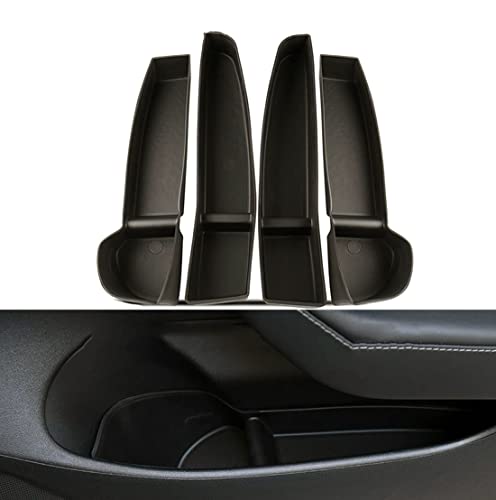 Auto TüRgriff Tasche SeitentüR Organizer Aufbewahrungsbox FüR AutotüR Armlehne Container Tablett FüR Tesla Model 3 2016-2020 2021 Innenraum Stauraum ZubehöR von YGSG