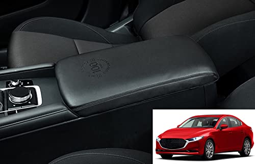 Mittelarmlehne Abdeckung Deckel Leder FüR Mazda 3 Axela BP 2020 2021 Mittelkonsole Schutz Cover Auto Armlehne SchutzhüLle von YGSG