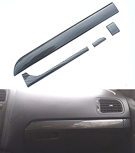 Mittelkonsole Armaturenbrett Carbon Dashboard Panel Abdeckung FüR POLO 6R 6C 2011 2012 2013 2014 2015 2016 2017 LHD Kohlefaser Stil Verkleidung Auto Innenausstattung ZubehöR von YGSG