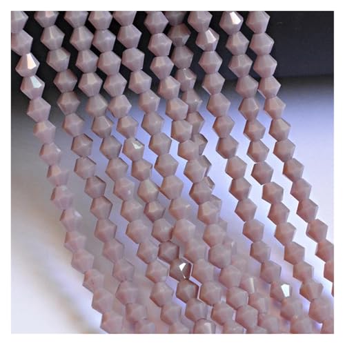 100 Stück 4 mm Doppelkegel Österreichische Kristallperlen Charm Glas Lose Abstandshalter Perlen for DIY Schmuckherstellung(051) von YGSGJSP