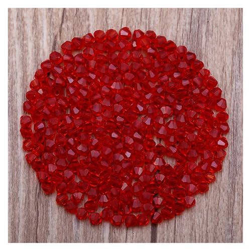 300 stücke Exquisite 4,0mm Doppelkegel Lose Kristall Perlen for Schmuck Machen Zubehör(062) von YGSGJSP