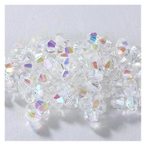 4mm 1000 Stück Doppelkegel österreichische Kristalle Perlen lose Spacer Perlen for DIY Schmuck machen U Pick Farben(4mm174) von YGSGJSP
