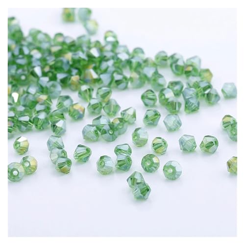 4mm 1000 Stück Doppelkegel österreichische Kristalle Perlen lose Spacer Perlen for DIY Schmuck machen U Pick Farben(4mm192AB) von YGSGJSP