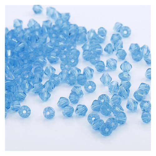 4mm 1000 Stück Doppelkegel österreichische Kristalle Perlen lose Spacer Perlen for DIY Schmuck machen U Pick Farben(4mm194) von YGSGJSP