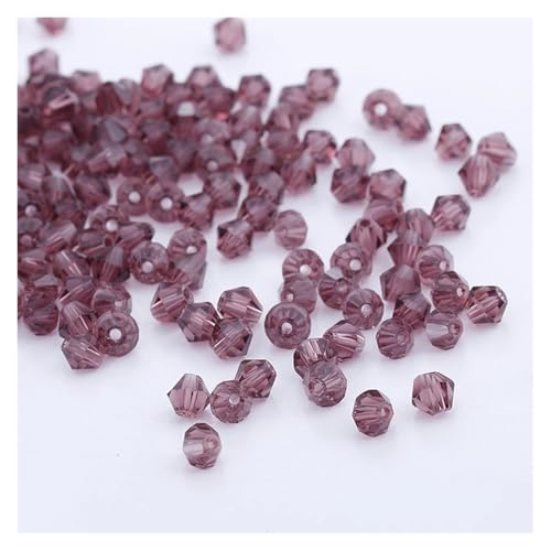 4mm 1000 Stück Doppelkegel österreichische Kristalle Perlen lose Spacer Perlen for DIY Schmuck machen U Pick Farben(4mm203) von YGSGJSP