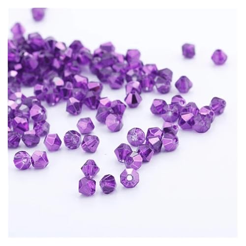 4mm 1000 Stück Doppelkegel österreichische Kristalle Perlen lose Spacer Perlen for DIY Schmuck machen U Pick Farben(4mm240) von YGSGJSP