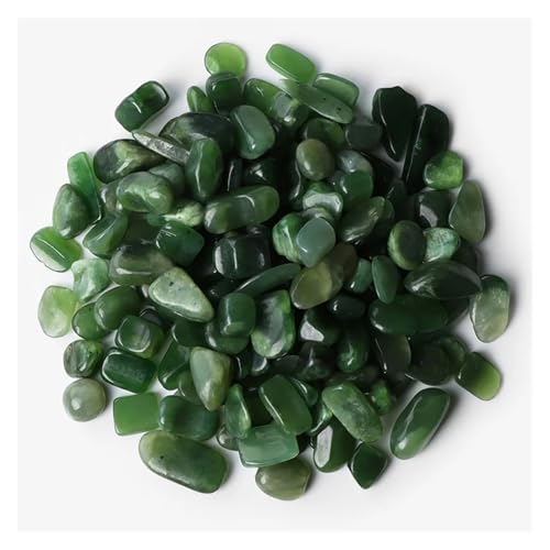 5-9mm Unregelmäßiger Stein Kies Agat Quartzs Mineralien Rock Chips for Home Aquarium Anzeige Dekoration DIY(NO.10 Nephrite,20g) von YGSGJSP