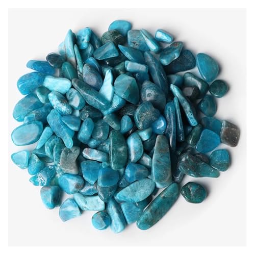 5-9mm Unregelmäßiger Stein Kies Agat Quartzs Mineralien Rock Chips for Home Aquarium Anzeige Dekoration DIY(NO.13 Apatite,100g) von YGSGJSP
